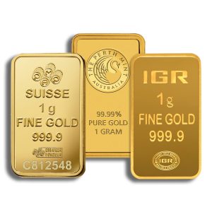 1 gram Gold Bar