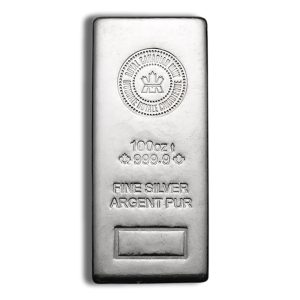 100oz Silver Bar - RCM
